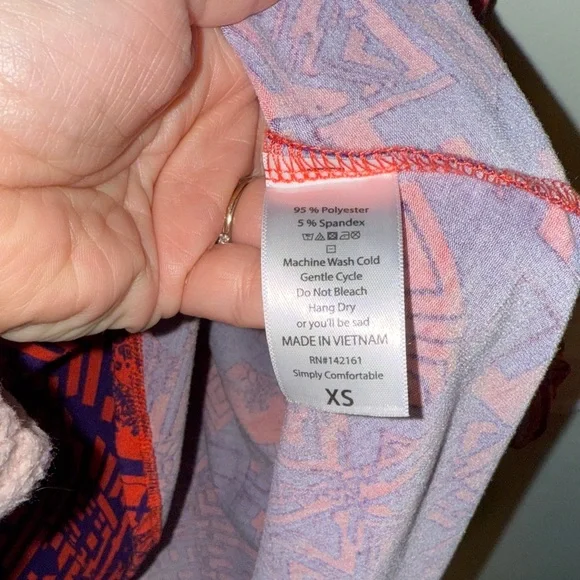 LuLaRoe Tribal Print Short Sleeve Dress Size XS - Picture 5 of 7